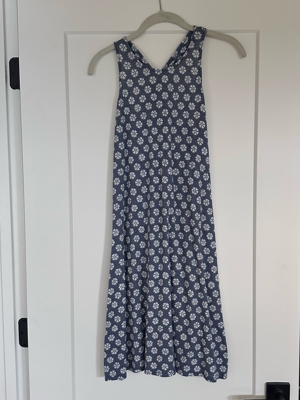 GAP Blue Mini Dress with White Floral Print